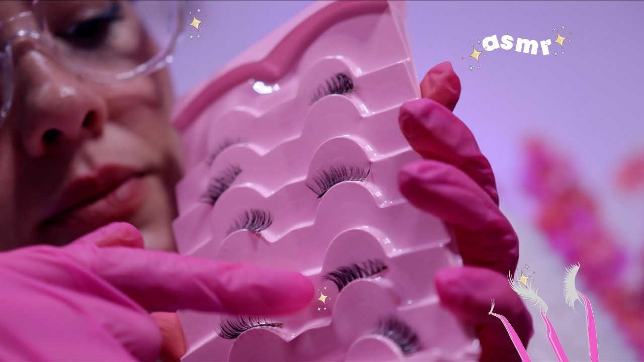 ASMR ROLEPLAY | Lash Designer coloca cílios em você ✨👁️ voz suave e layered sounds 🎤