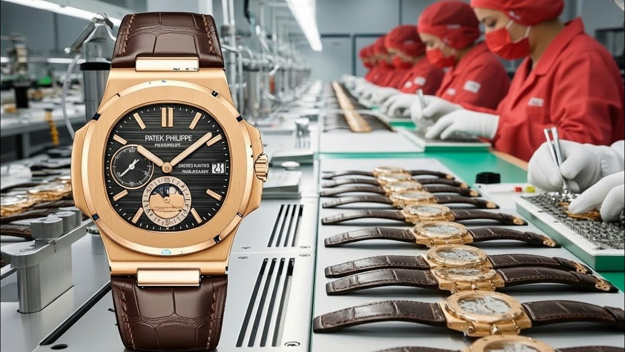 How the $200,000 Solid Gold Patek Philippe Nautilus Is Made ⌚✨ | Inside Luxury Watch Manufacturing