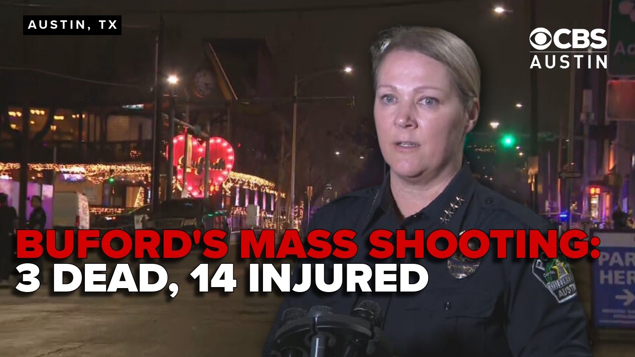 FULL PRESSER: 3 dead, 14 injured in mass shooting on 6th Street, suspect fatally shot by officers