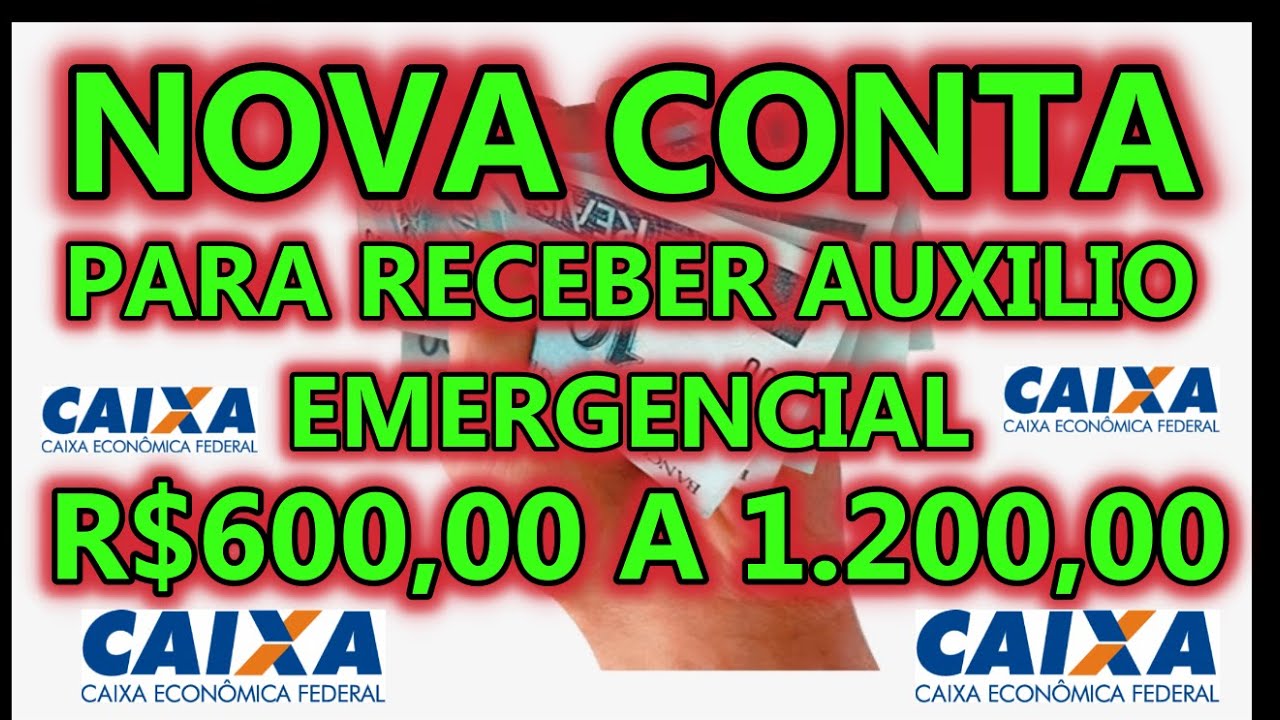 NOVA CONTA DIGITAL CAIXA TEM QUE VAI SERVIR PARA RECEBER O AUXILIO EMERGENCIAL DE R$600 A 1.200