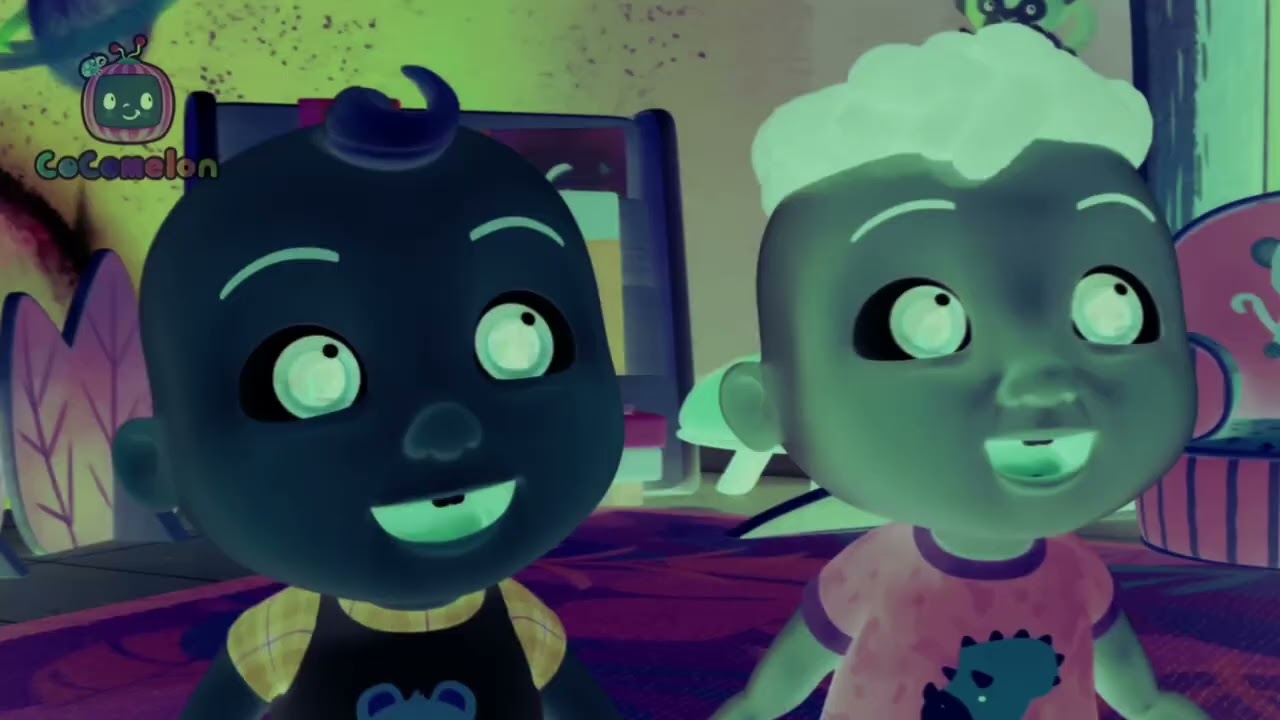 Cocomelon says peek-a-boo! / Voice pitch effects 