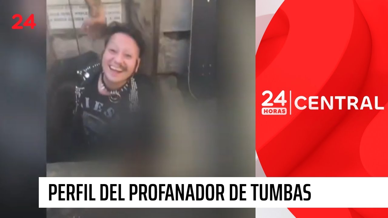 Rockero y “artista visual” es el profanador de tumbas | 24 Horas TVN Chile