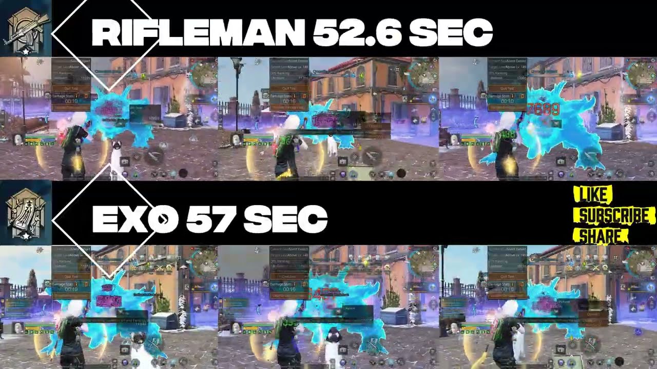 Lifeafter | Rifleman vs Exorcist in pve