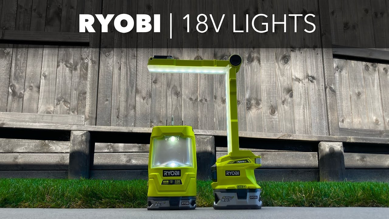 Ryobi 18V Lights