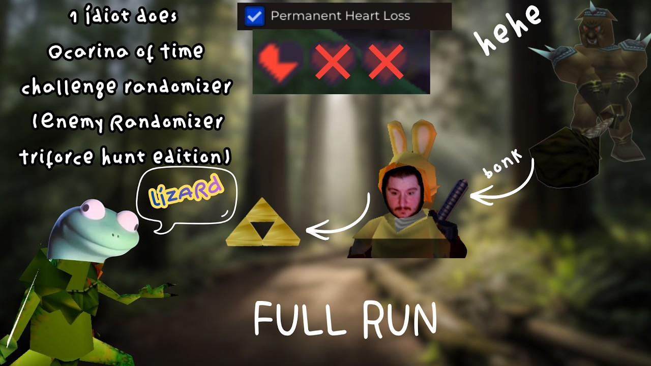 Idiot Does OoT Enemy Gloom Randomizer | Full Run | Ship of Harkinian  |Ocarina of Time | Aphenix