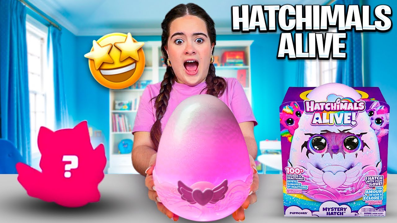ABRINDO O MAIS INCRÍVEL OVO DO MUNDO!!! HATCHIMALS  ALIVE