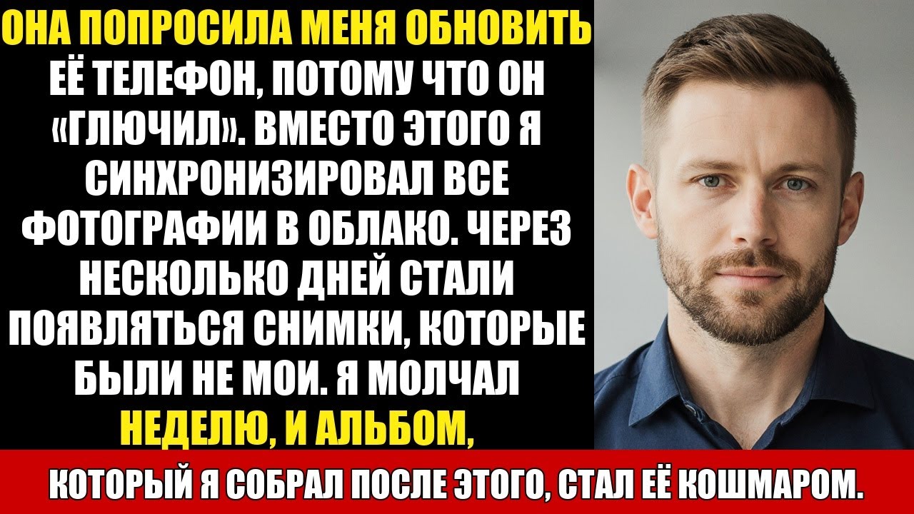 ОНА ПОПРОСИЛА МЕНЯ ОБНОВИТЬ ЕЁ ТЕЛЕФОН, ПОТОМУ ЧТО ОН «ГЛЮЧИЛ». ВМЕСТО ЭТОГО Я СИНХРОНИЗИРОВАЛ...