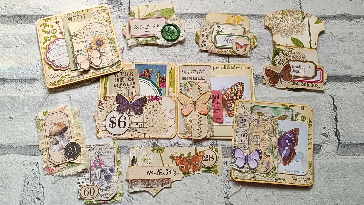 Transforming Clusters into Junk Journal Ephemera Pieces
