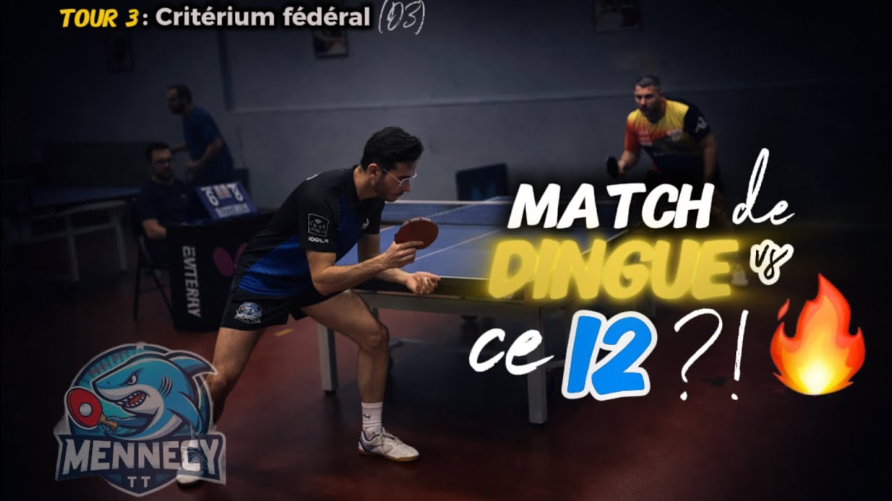 Critérium J3 🏓 Un niveau de jeu CONTRASTÉ ?! 🔥🥱