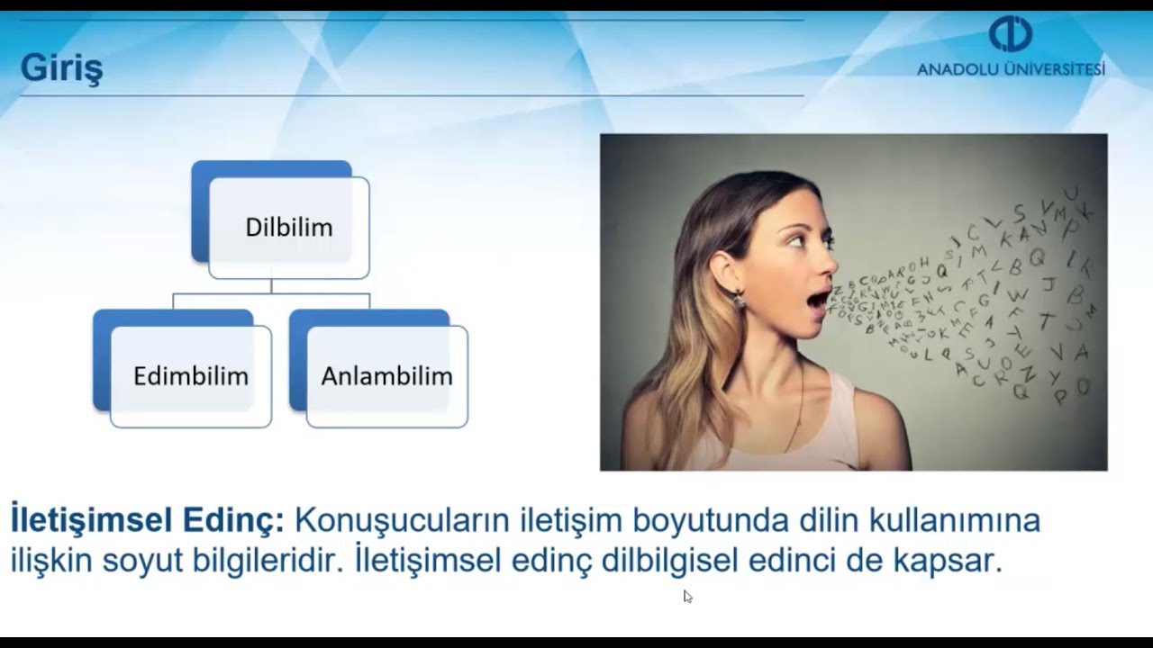 GENEL DİLBİLİM II - Ünite5 Özet 1