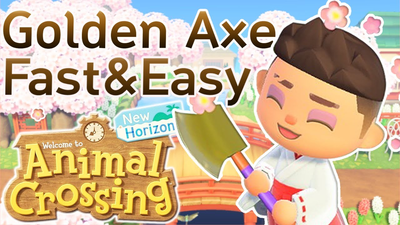 Get a Golden Axe FAST! | Animal Crossing New Horizons Tutorial