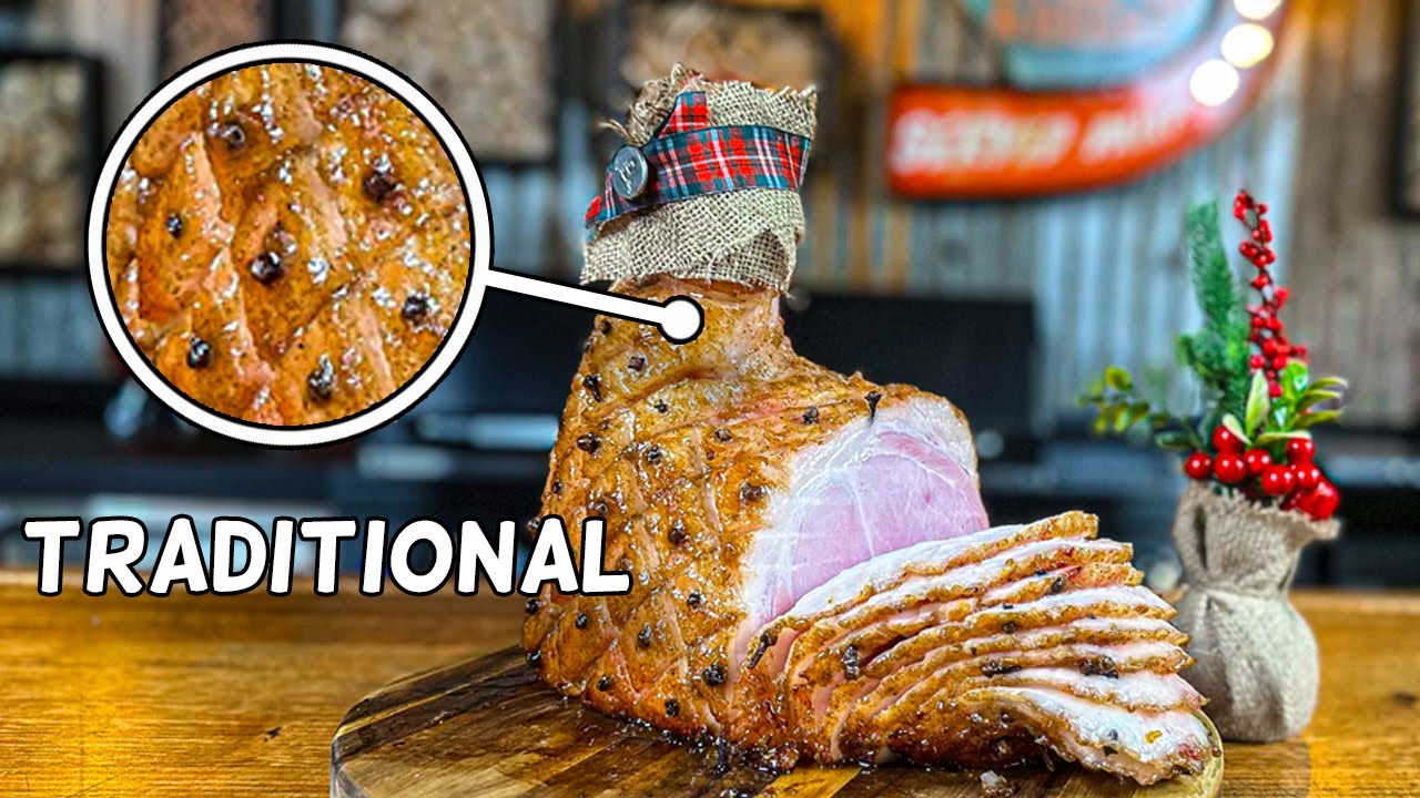 Glazed Christmas Ham in the Aspire Outdoor Kitchen by Schueys BBQ