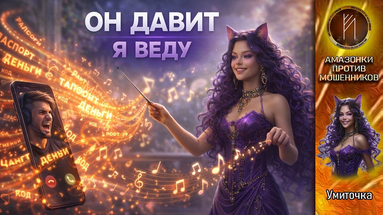 УМИТОЧКА / МОШЕННИК ДАВИЛ И НЕРВНИЧАЛ... А Я ДИРИЖИРОВАЛА