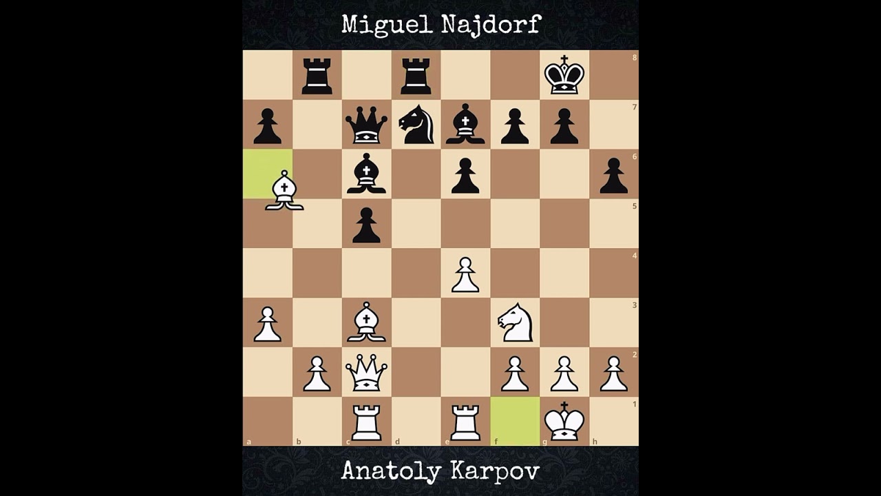 Anatoly Karpov vs Miguel Najdorf | Mar del Plata, Argentina (1982)