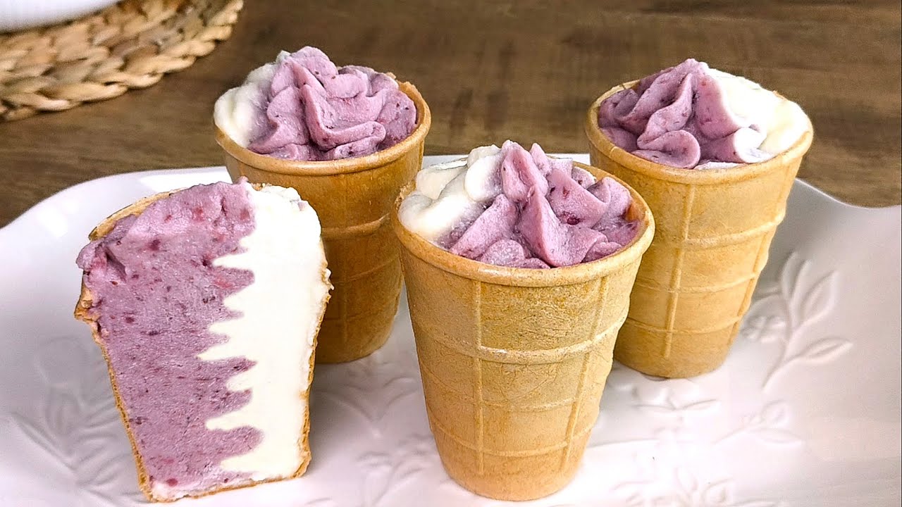 Два в одном! Я делаю супер вкусное мороженое! Всего 3 ингредиента! Через 5 минут!