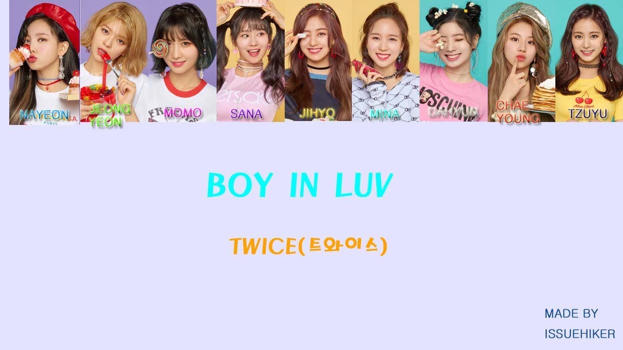 How would TWICE(트와이스) sing BTS 'Boy in luv(상남자)'(female ver)(color coded)