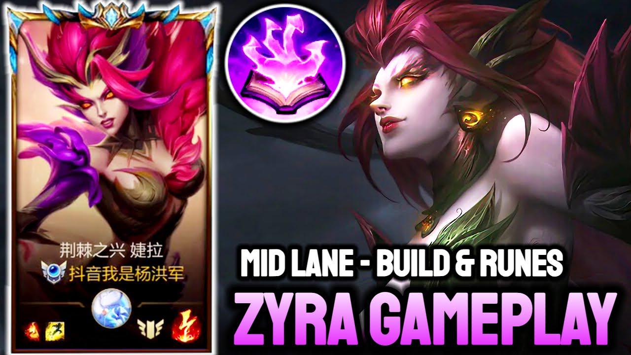 WILD RIFT ZYRA - ZYRA MID GAMEPLAY - CHALLENGER RANKED