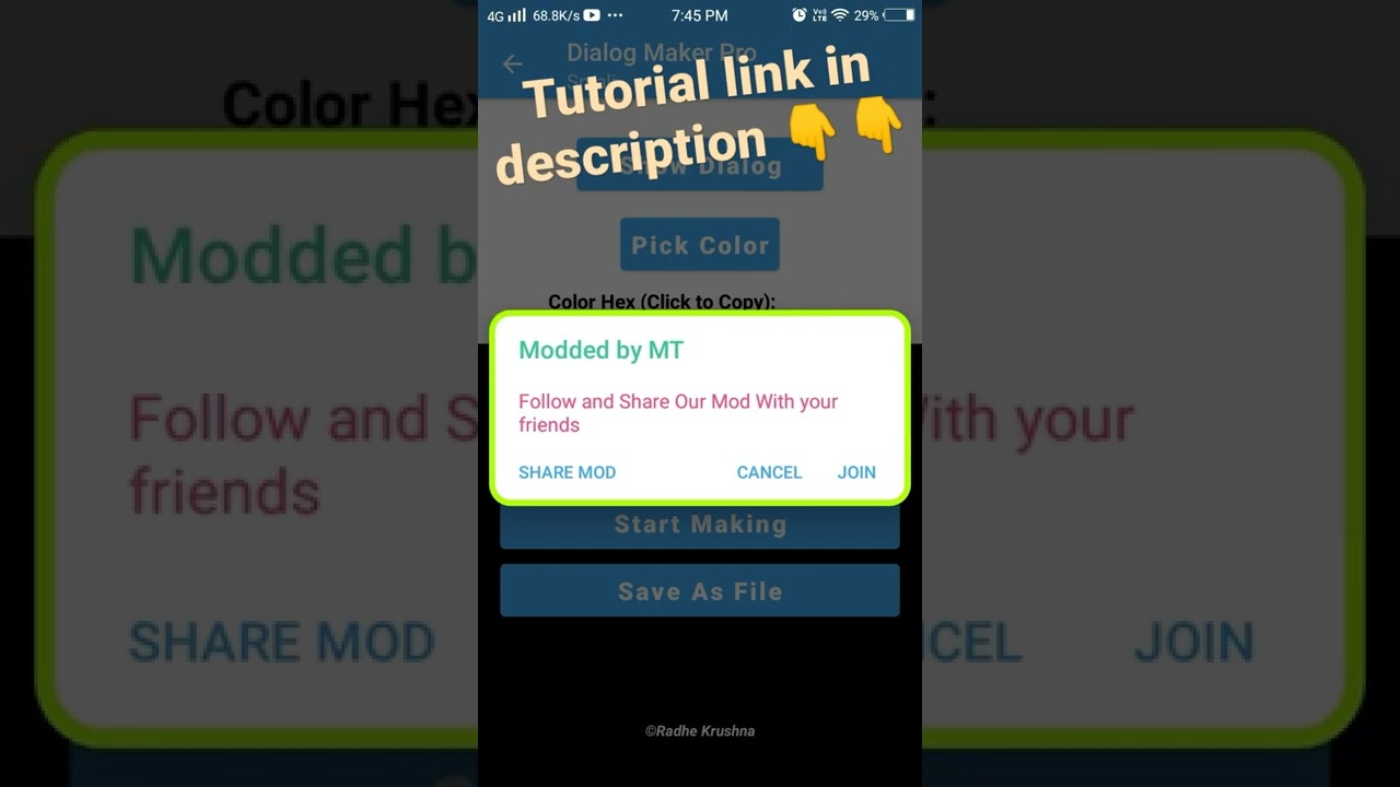 How to make DialogBox for mod apk// Simple Method // #ModderHub