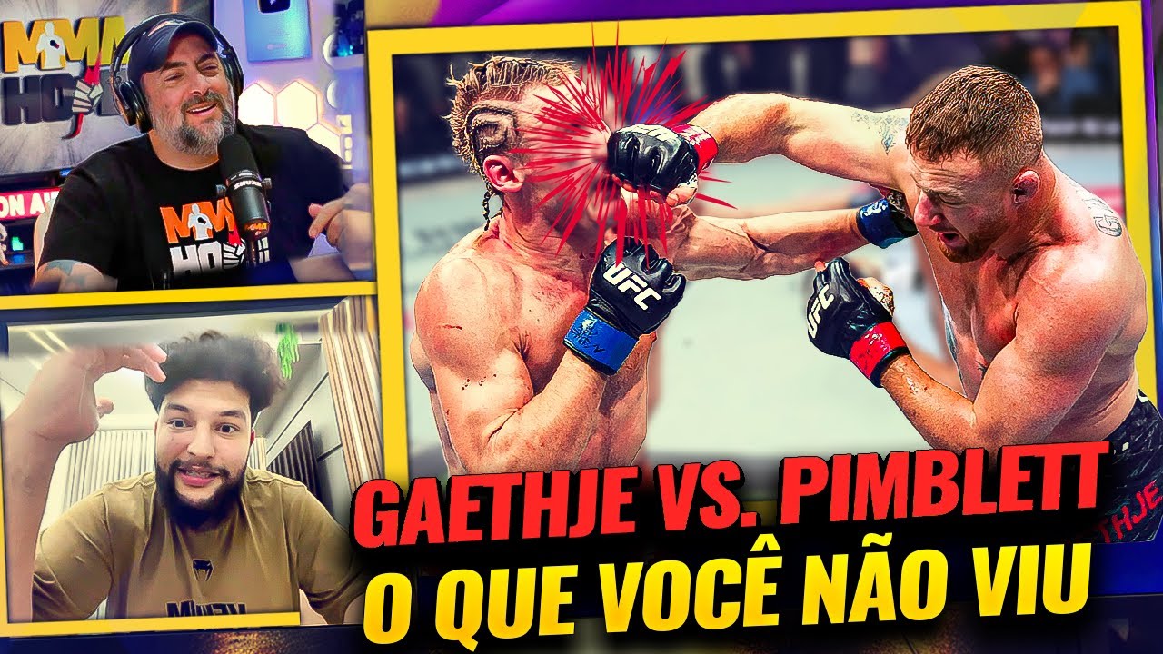 PADDY PIMBLETT NUNCA TEVE CHANCE CONTRA JUSTIN GAETHJE | ANÁLISE QUADRO A QUADRO