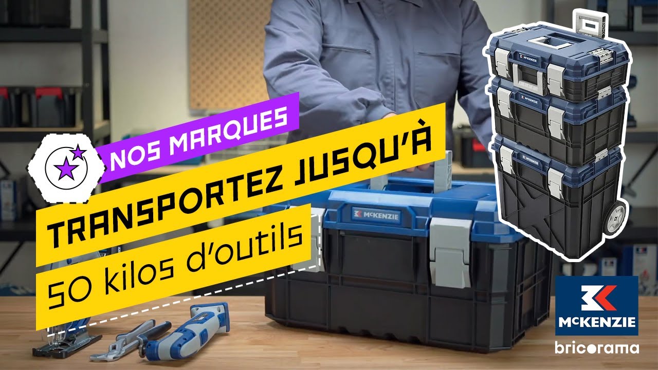 Bo&icirc;te &agrave; outils 30 cm Mk Box de Mc Kenzie | Bricorama