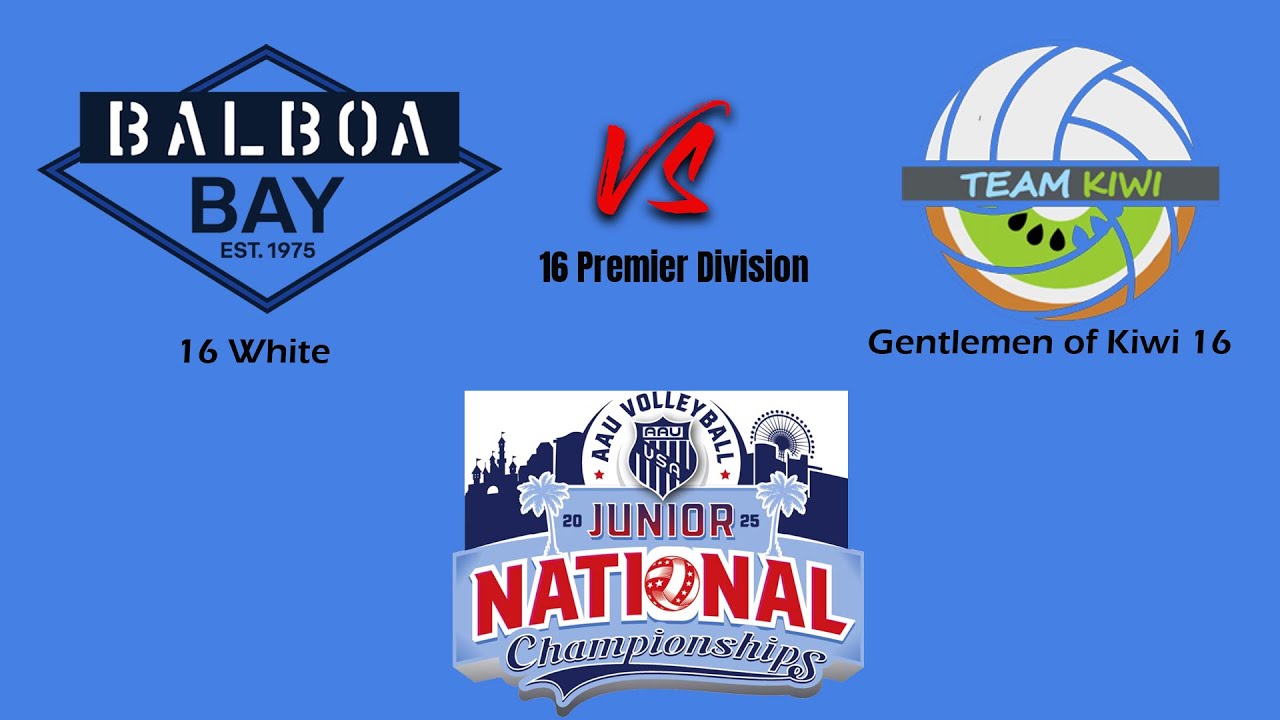 Balboa Bay 16 White vs Gentlemen of Kiwi 16 (AAU Nationals 2025 16 Premier)