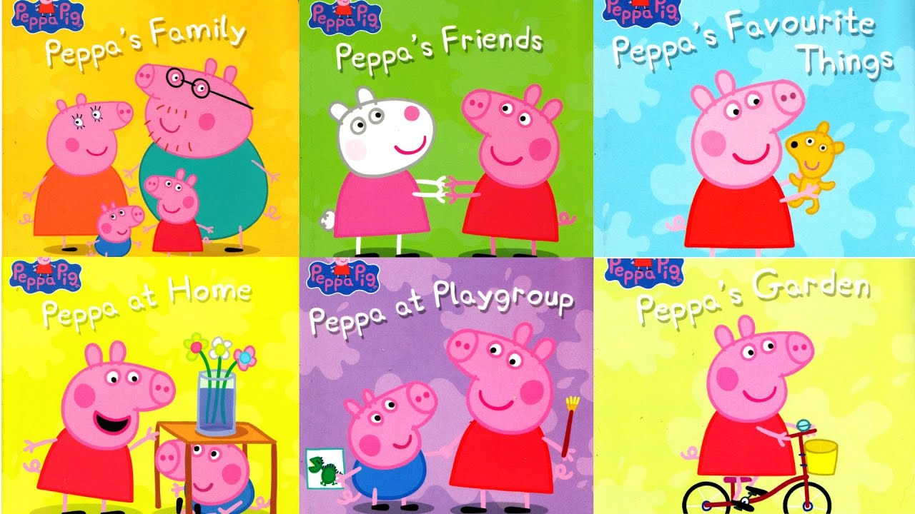 Peppa pig Little  Library : Read Aloud 6 Book collection for Children and Toddlers