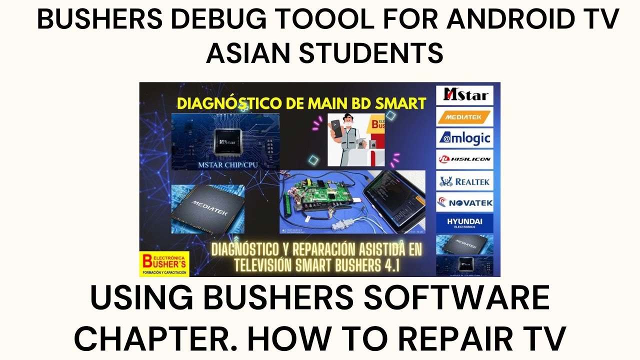 Debug tool for android tv. How to repair. Hang Logo. Bushers software