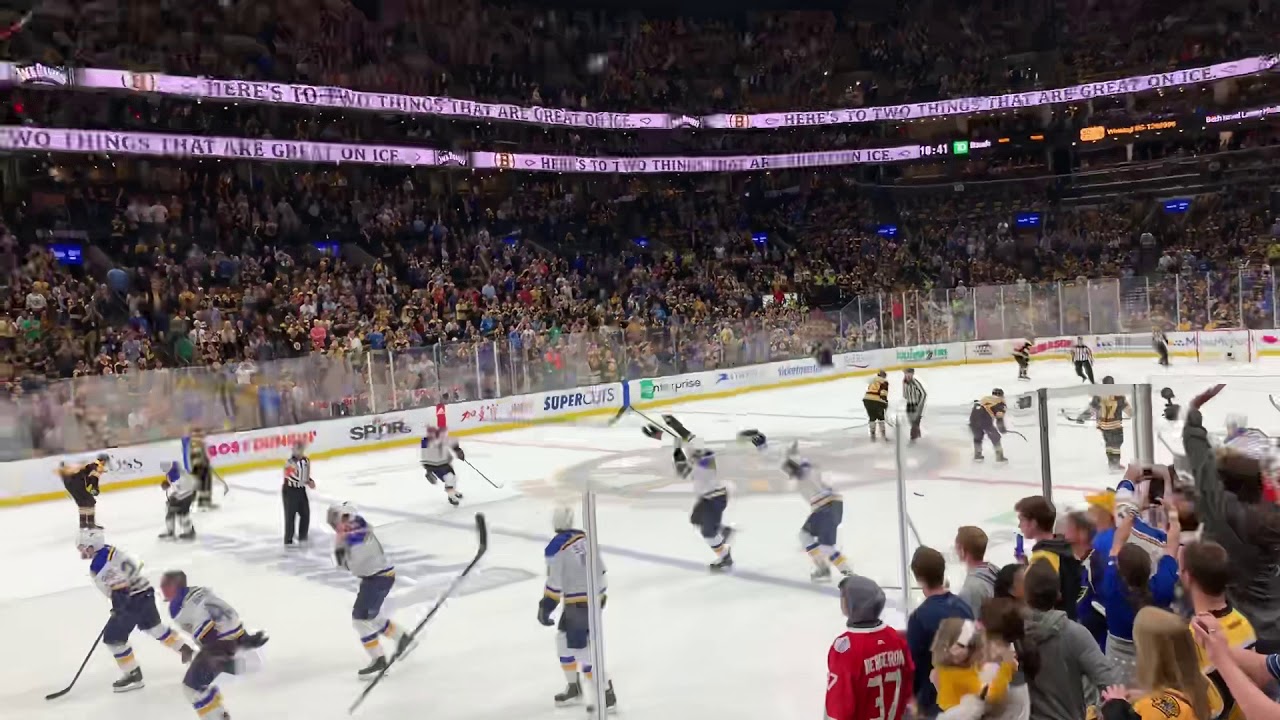 Live fan video of St Louis Blues winning their first Stanley Cup in Boston - 2019 celebration on ice