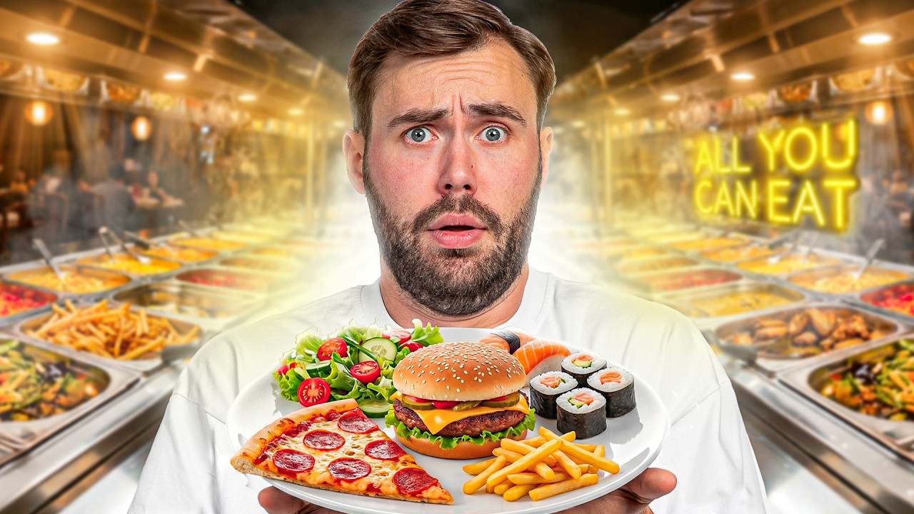 BANKZITTERS BESTELLEN ALLES VAN DE ALL YOU CAN EAT