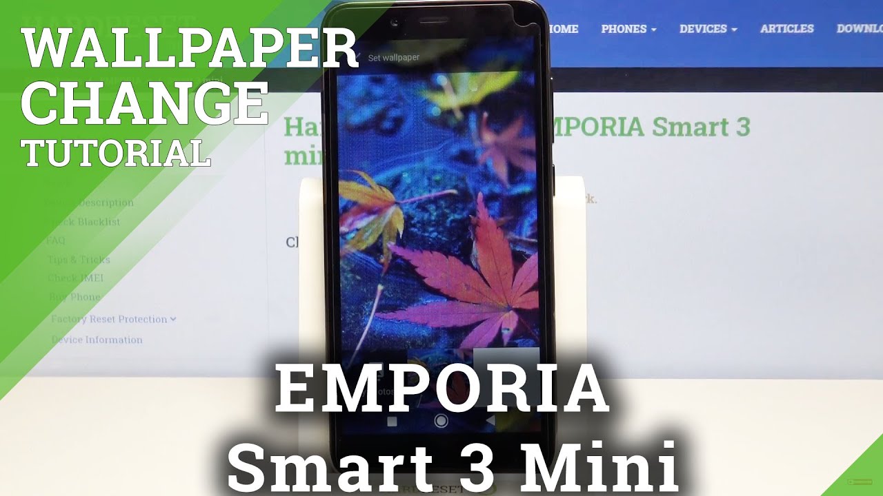 How to Change Wallpaper in EMPORIA Smart 3 mini &ndash; Refresh Display Look