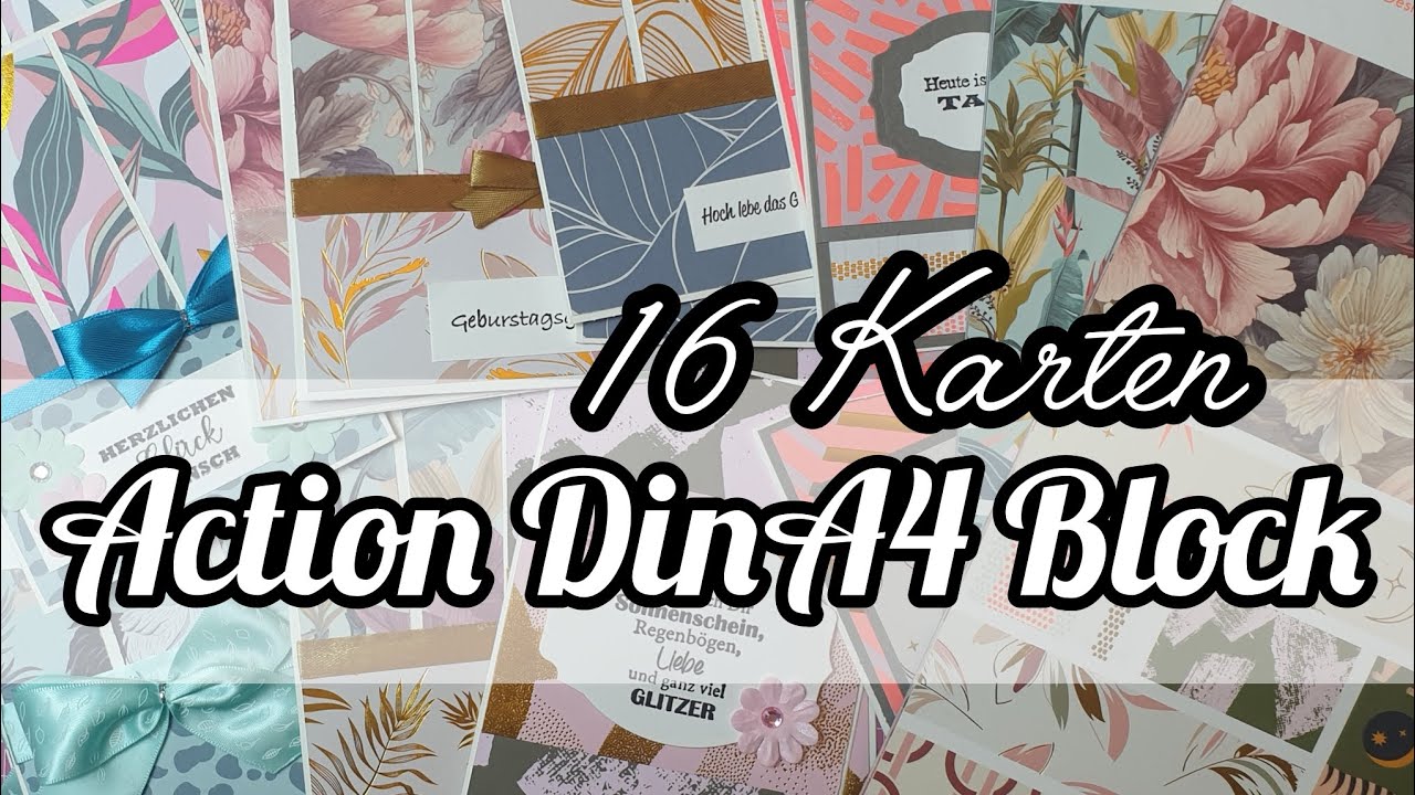 16 Karten* Actionblock NEU NEU NEU* Schnell und Einfach