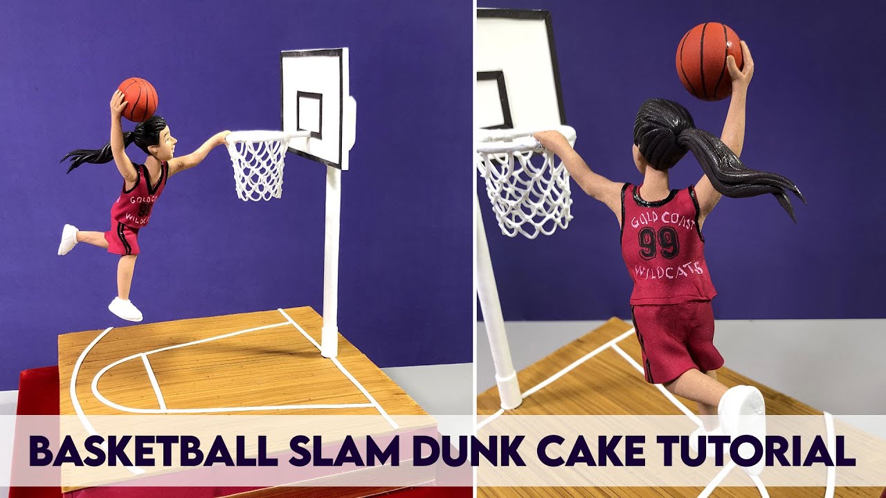 Basketball Slam Dunk Cake Tutorial (preview)