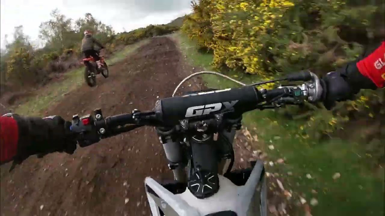 Hot lap and crash on the GPX 250e