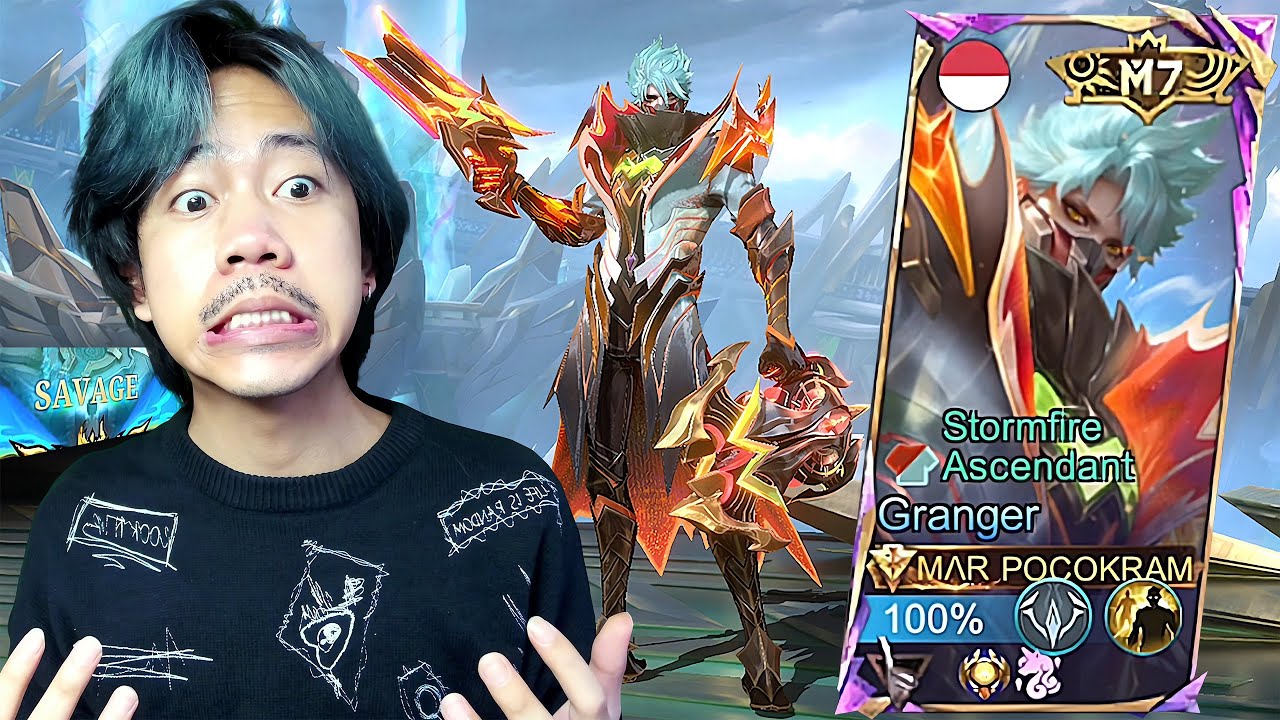 REVIEW SKIN PAINTED M7 GRANGER LANGSUNG DAPAT SAVAGE - Mobile legends