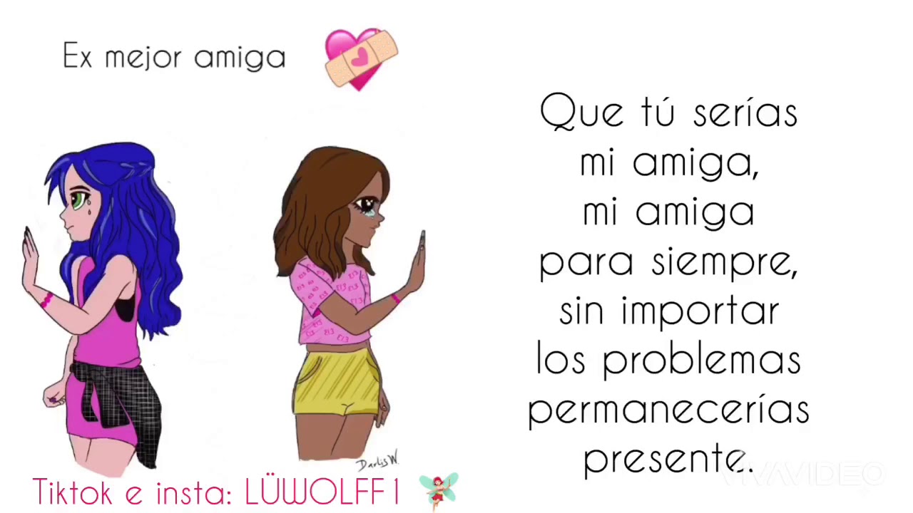 Letra Ex mejor amiga  L&uuml; Wolff (Video lyric) Cantemos junt@s