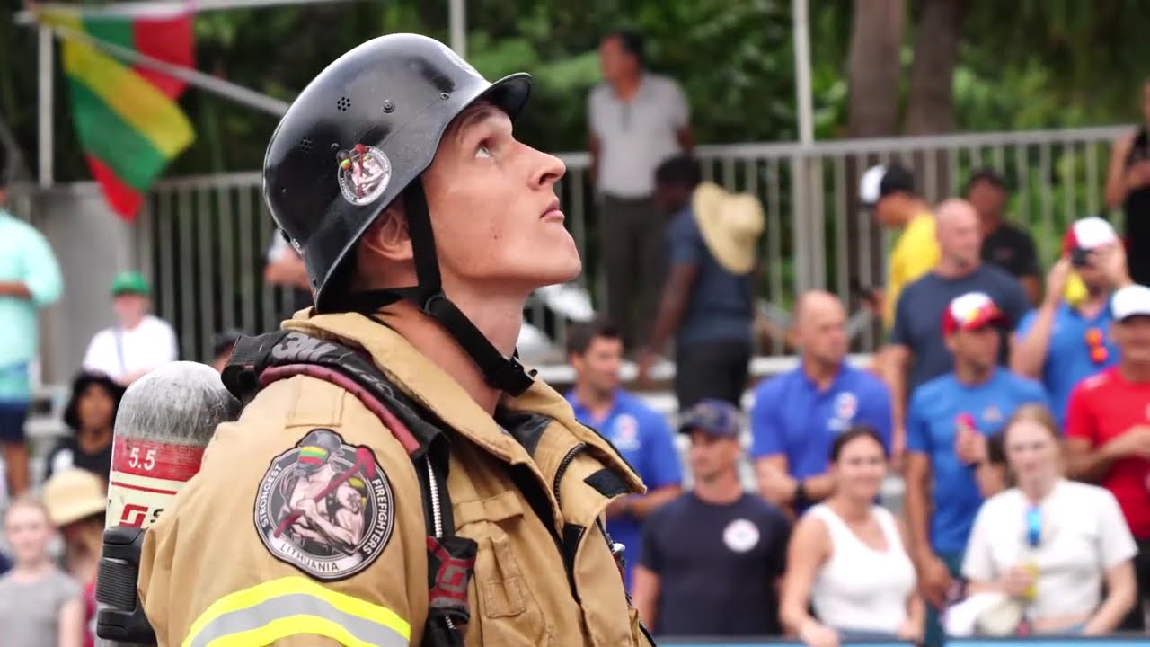 Strongest Lithuanian Firefighters Team in World Title Showdown