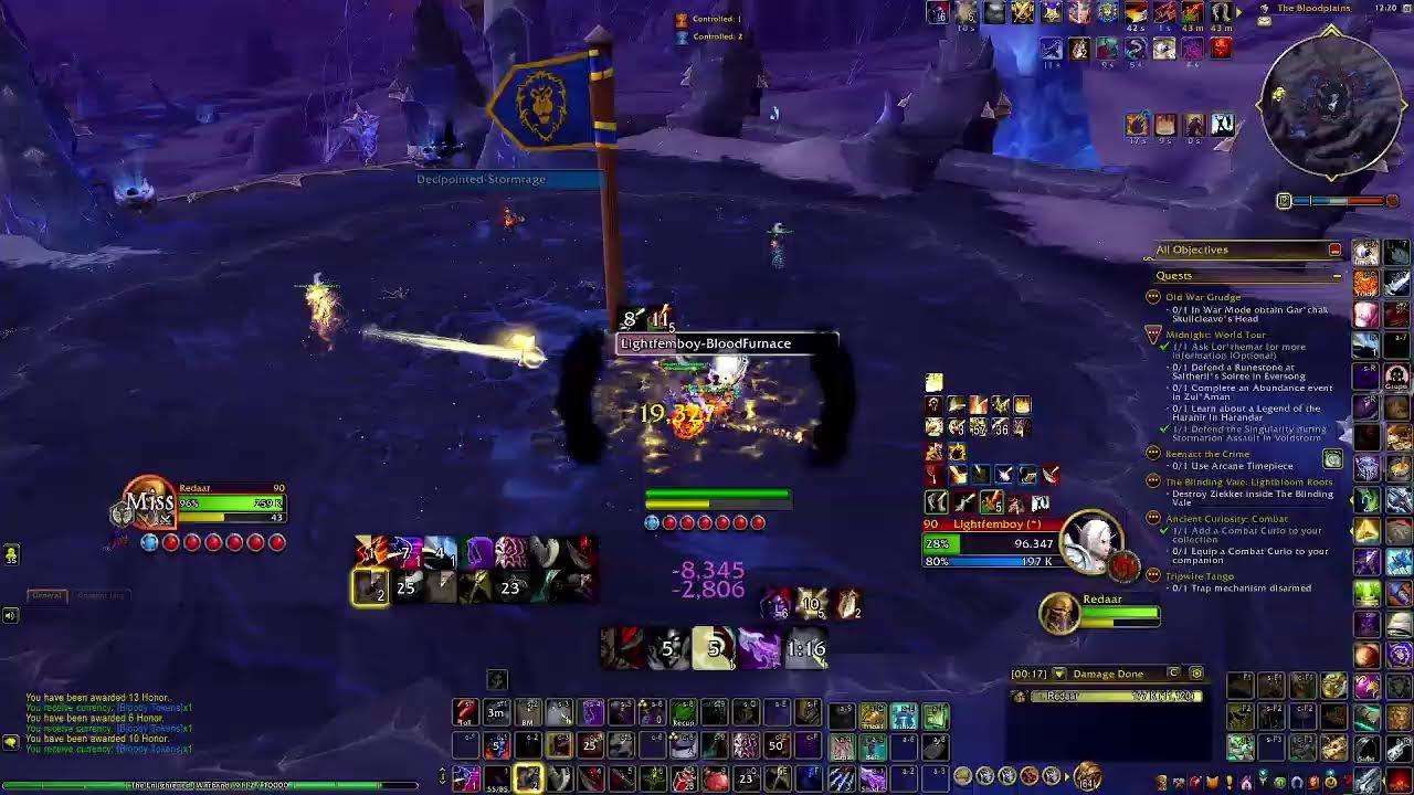 Probando la nueva zona Pvp en Wow midnight. Main Rogue