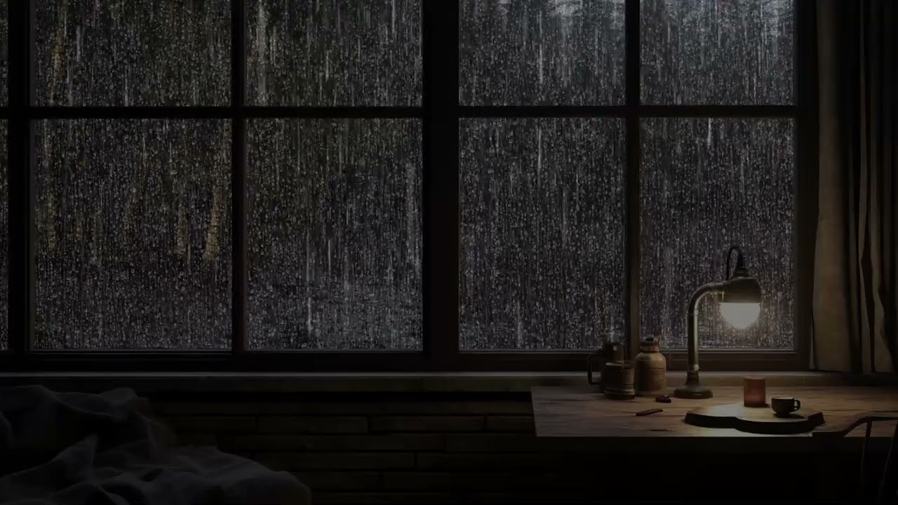 Rain By The Window Makes You Instantly Sleepy | Deep Sleep And Relaxation Sounds