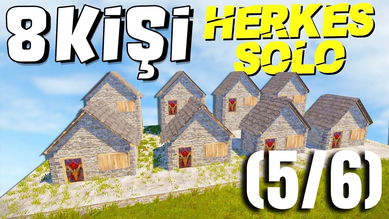 96 SAATTE FABRİKA GİBİ MAHALLE KURMAK ! |#5| RUST T&Uuml;RK&Ccedil;E MODSUZ