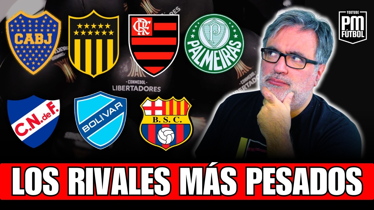 Sorteo Libertadores: Los rivales que pueden arruinarte el año (o mejorarlo)
