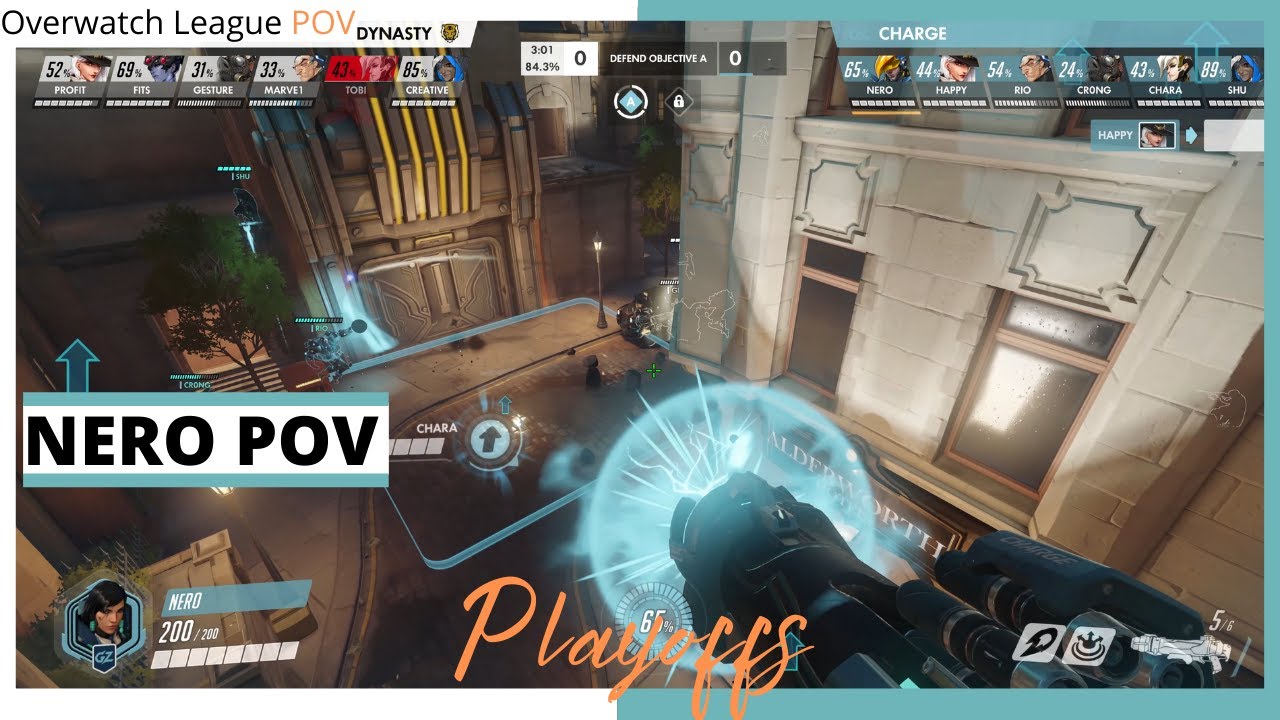 NERO POV | REAPER, PHARAH & GENJI | Playoffs | Guangzhou Charge vs Seoul Dynasty | OWL Season 2020