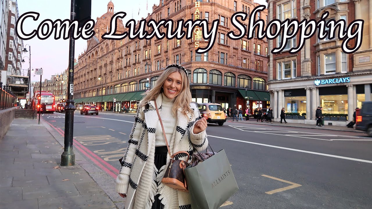 Come Luxury Shopping In London With Me - Harrods, All Saints, & Other Stories Haul & Try On