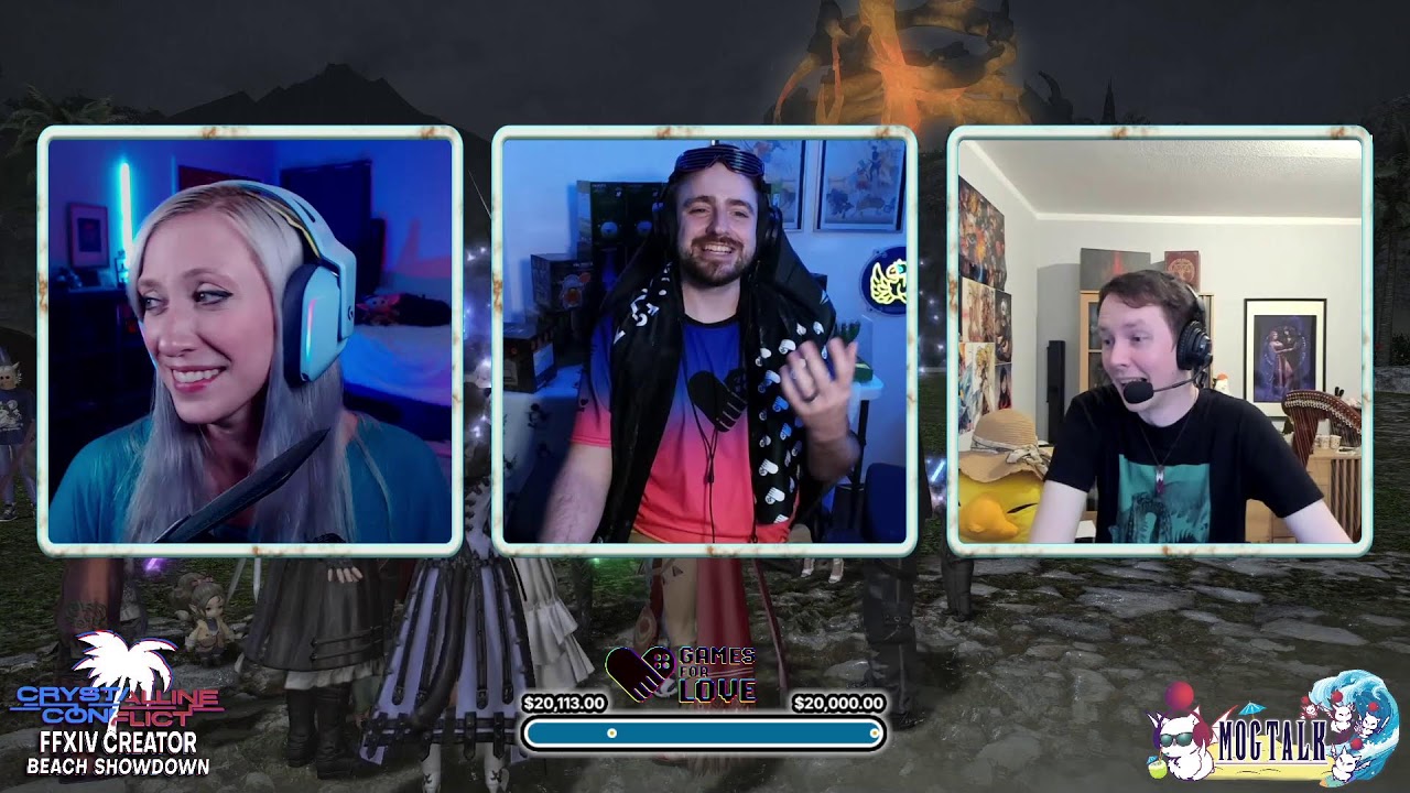 FFXIV Creator Beach Showdown #Charity