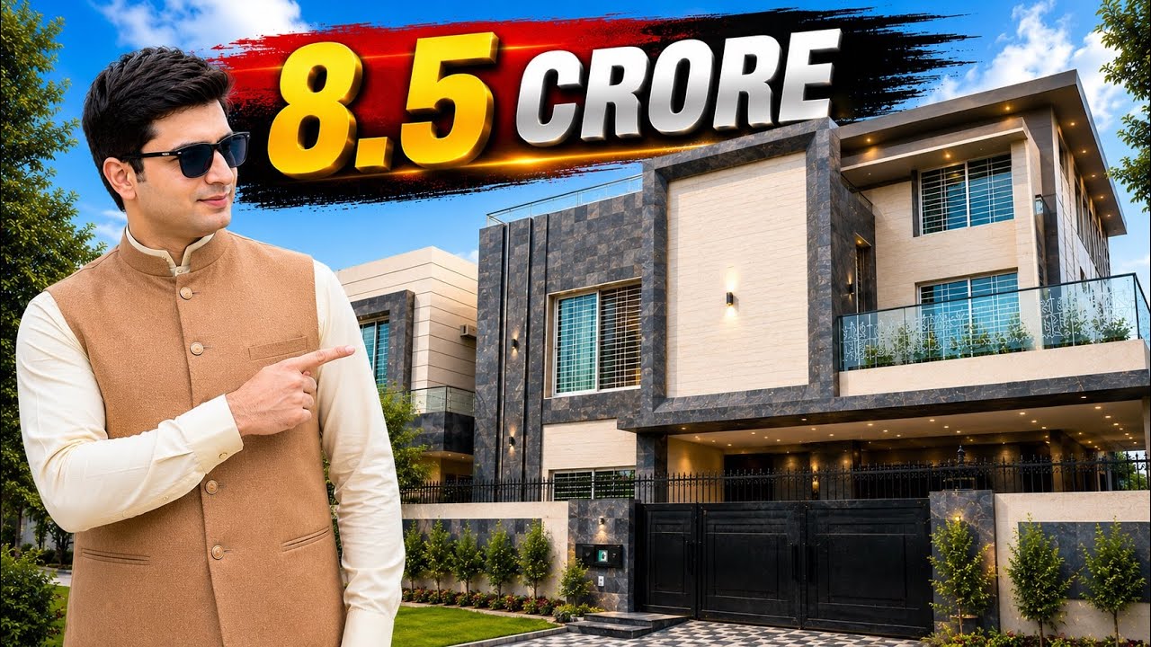 DHA Lahore Luxury House Tour | 8.5 Crore Modern House For Sale | Pakistan Real Estate