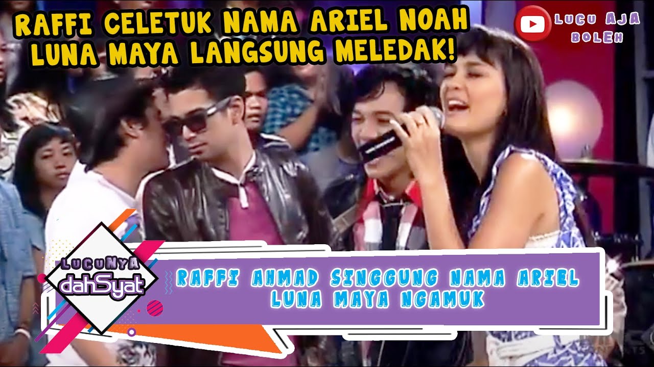 LUNA MAYA DISINGGUNG NAMA ARIEL NOAH LANGSUNG MARAH! LUNA : GAUSAH BAWA PRIBADI - LUCUNYA DAHSYAT