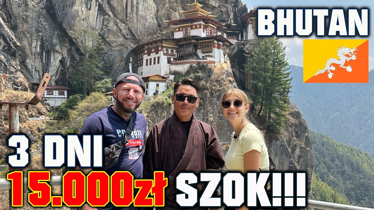 Lecimy do NAJDROŻSZEGO (15tys zł za 3 dni) i NAJBARDZIEJ ODIZOLOWANEGO kraju na świecie! Bhutan [4K]