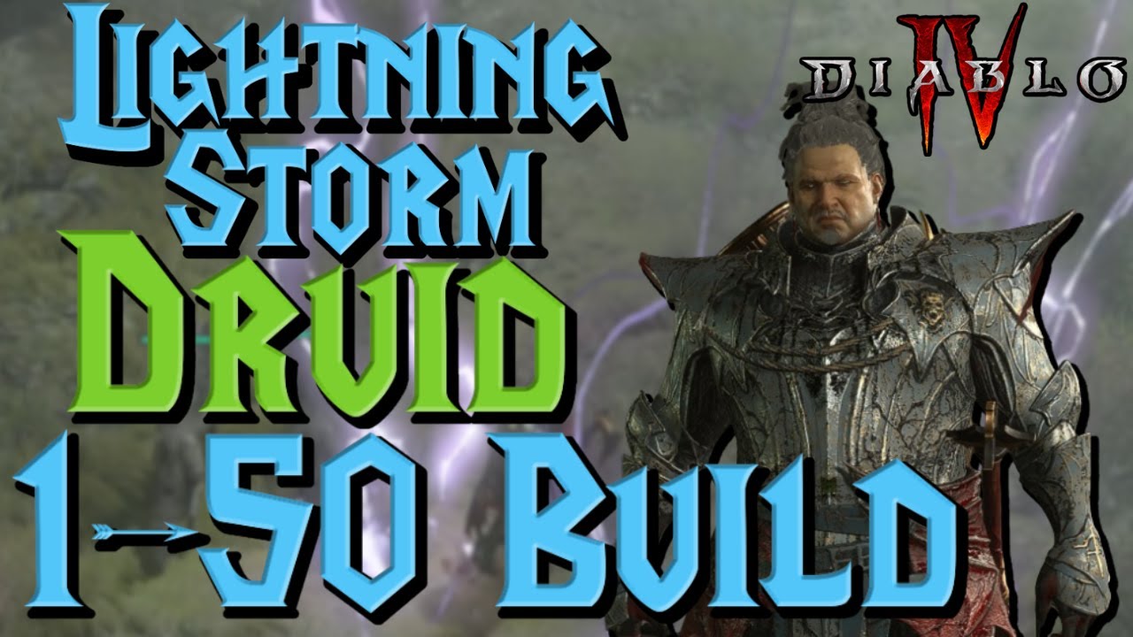 Lightning Storm Druid Leveling Build Season 3 Diablo 4