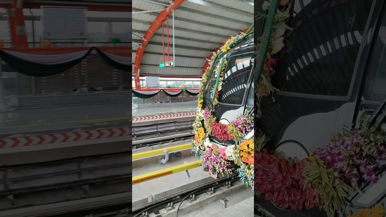 Kanpur metro first day arrival #kanpurmetro #kanpur #Kalyanpur #metro #inauguration