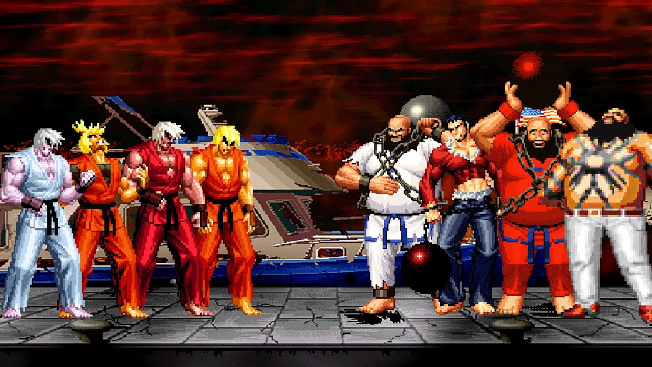 KOF MUGEN | Inferno Ken Team vs Orochi Chang Team