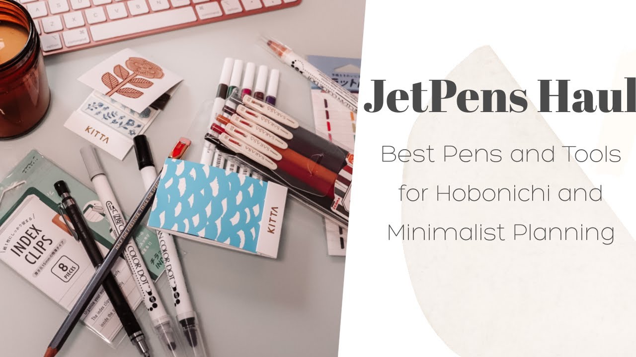 JetPens Haul | Best Pens for Hobonichi and A5 Minimalist Planners